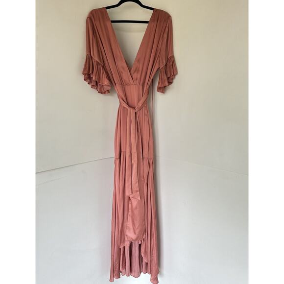 NWT REVOLVE Privacy Please Jewel Maxi Dress Desert Rose size L - Picture 4 of 6